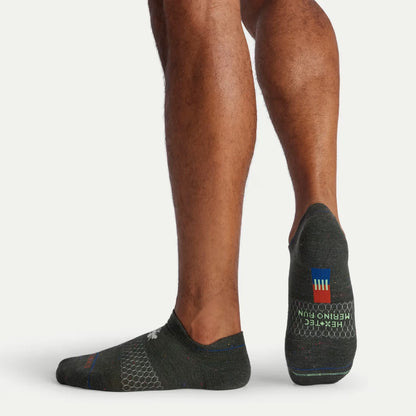 Men's Merino Wool Blend Run Ankle 6-Pack - US 8782