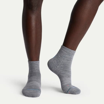 Men's Merino Wool Blend Run Quarter Sock 6-Pack - US 7515