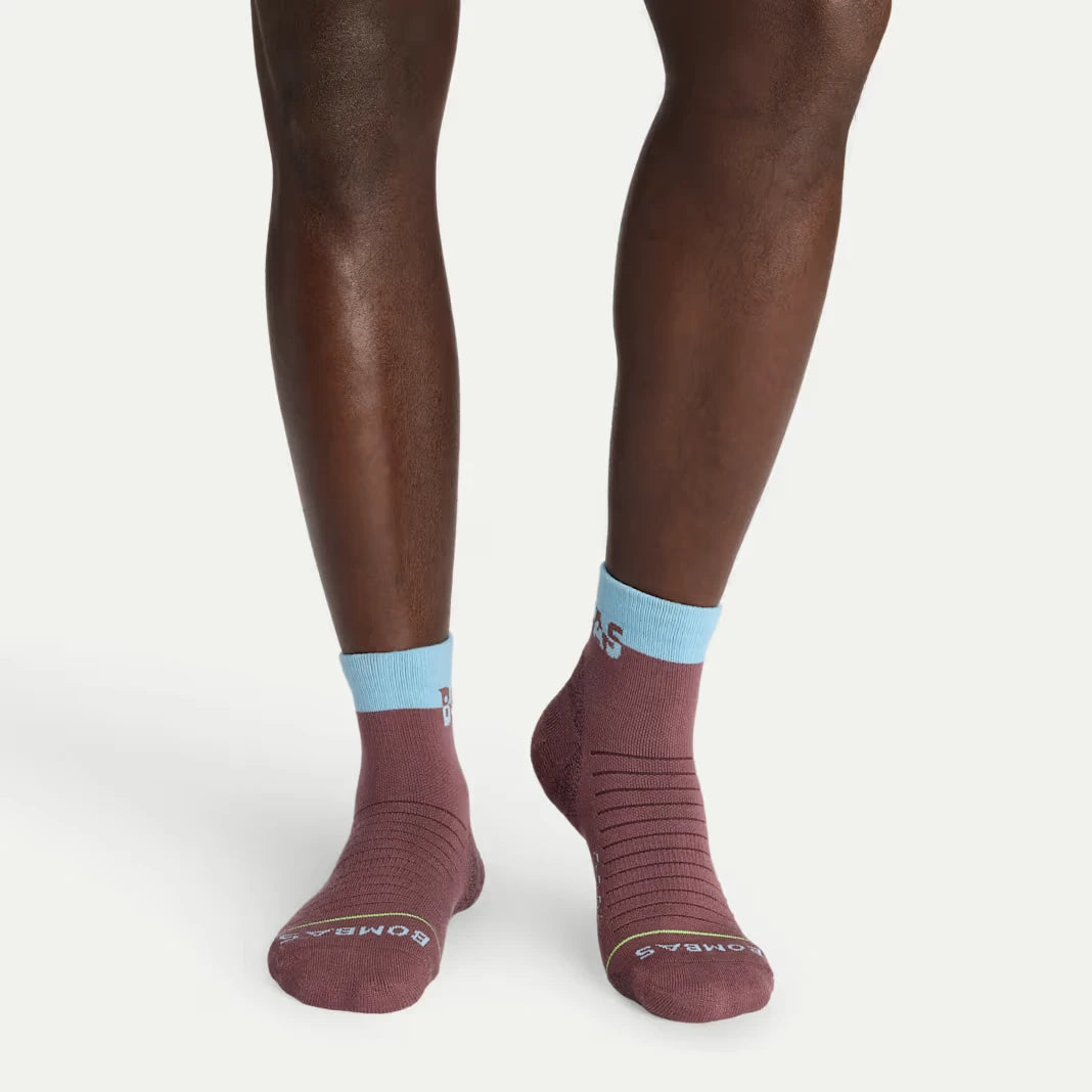 Men's Merino Wool Blend Hiking Quarter Sock 6-Pack - US 2480
