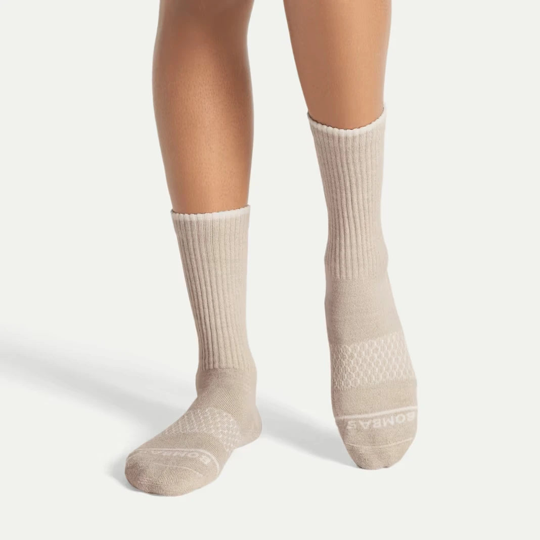 Men's Merino Wool Blend Calf Sock 4-Pack - US 8389