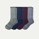 Men's Merino Wool Blend Calf Sock 4-Pack - US 4249