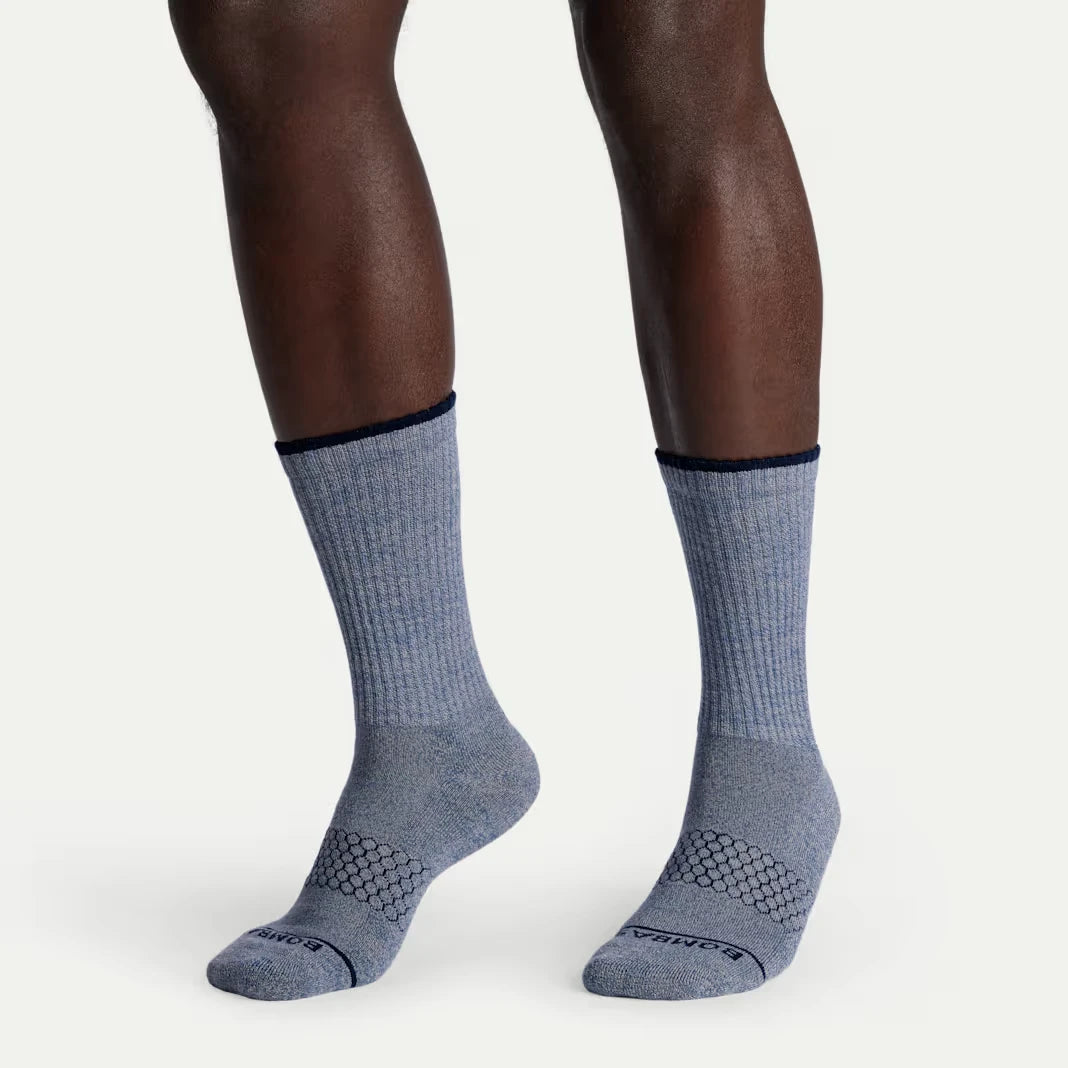 Men's Merino Wool Blend Calf Sock 4-Pack - US 4249