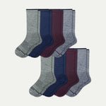 Men's Merino Wool Blend Calf Sock 8-Pack - US 1120