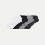 Men's Modern Rib Ankle Sock 4-Pack - US 3598