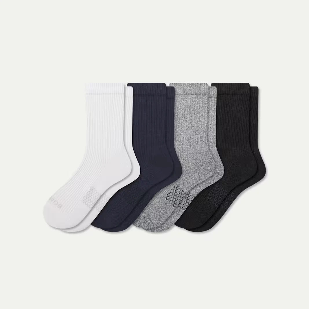 Men's Modern Rib Half Calf Sock 4-Pack - US 2325
