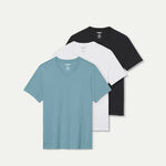 Men's Pima Cotton V-Neck T-Shirt 3-Pack - US 7808
