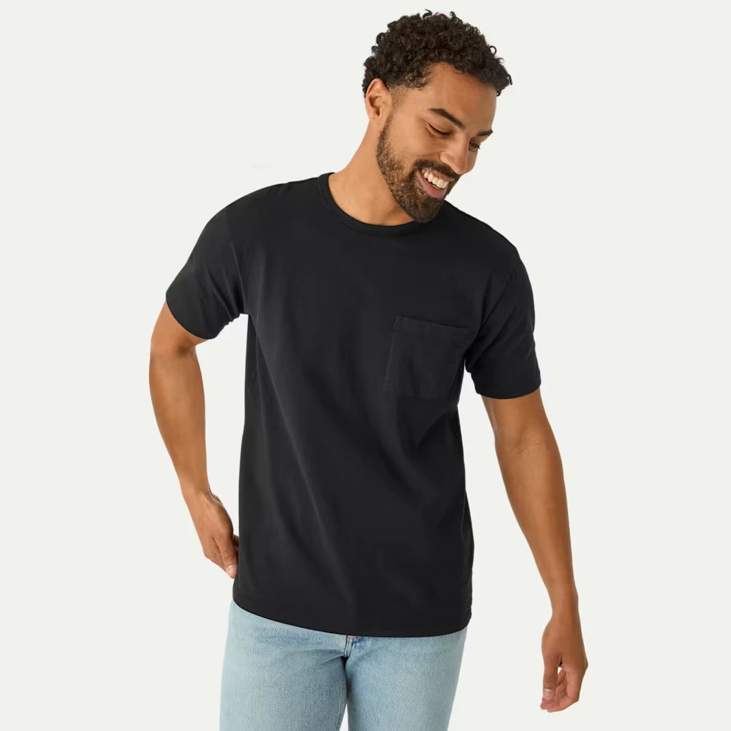 Men's Premium Weight Pocket Crew Neck T-Shirt 6-Pack - US 2058