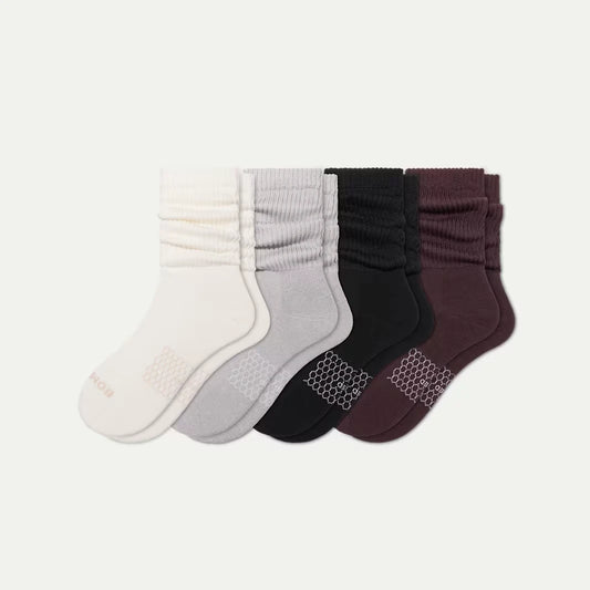Men's Slouchy Rib Calf Sock 4-Pack - US 6353