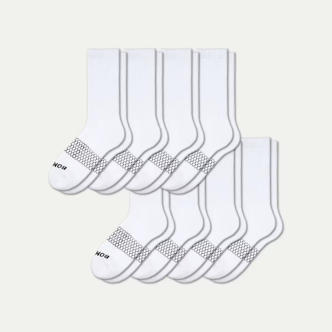 Men's Solids Calf Sock 8-Pack - US 7922