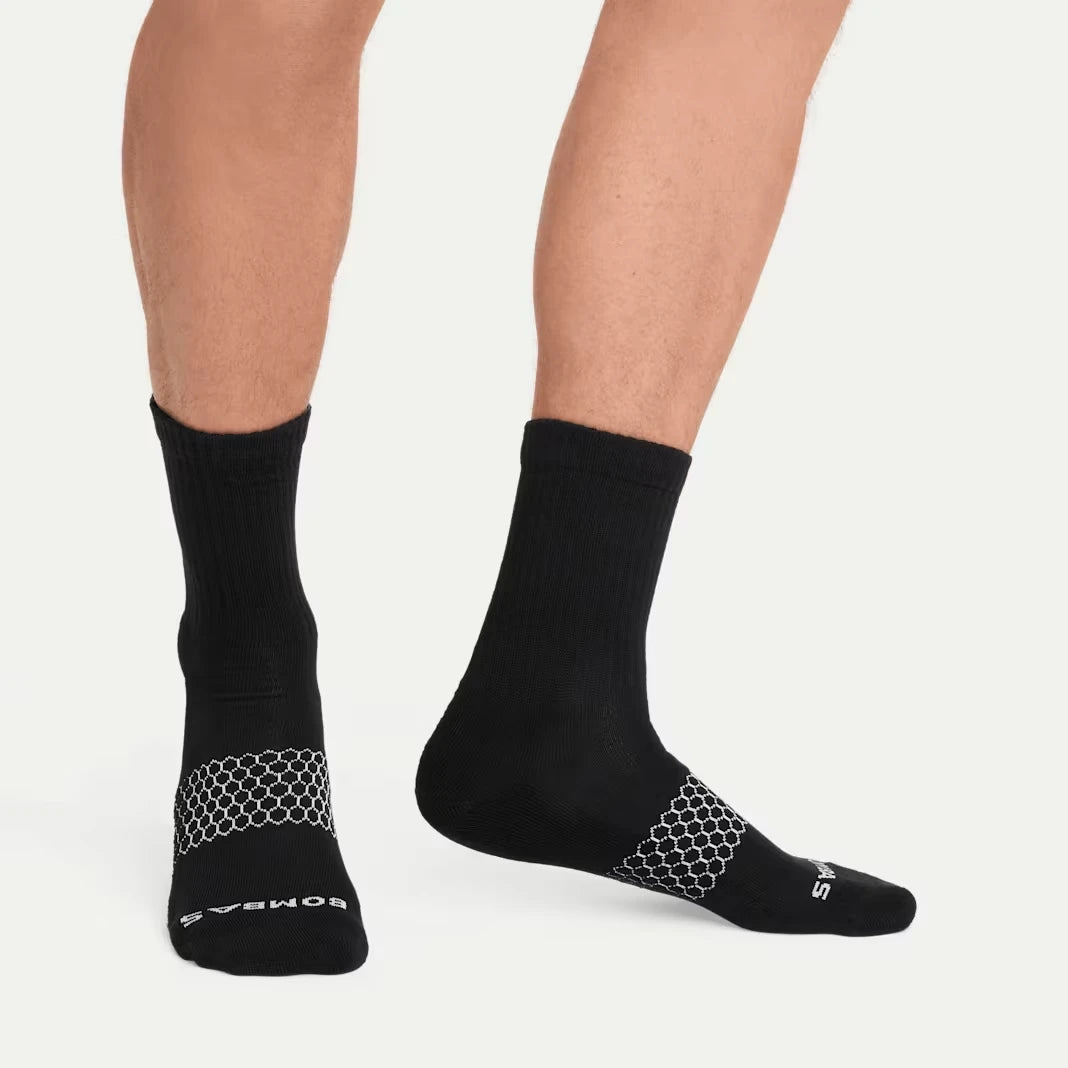 Men's Solids Half Calf Socks - US 9187
