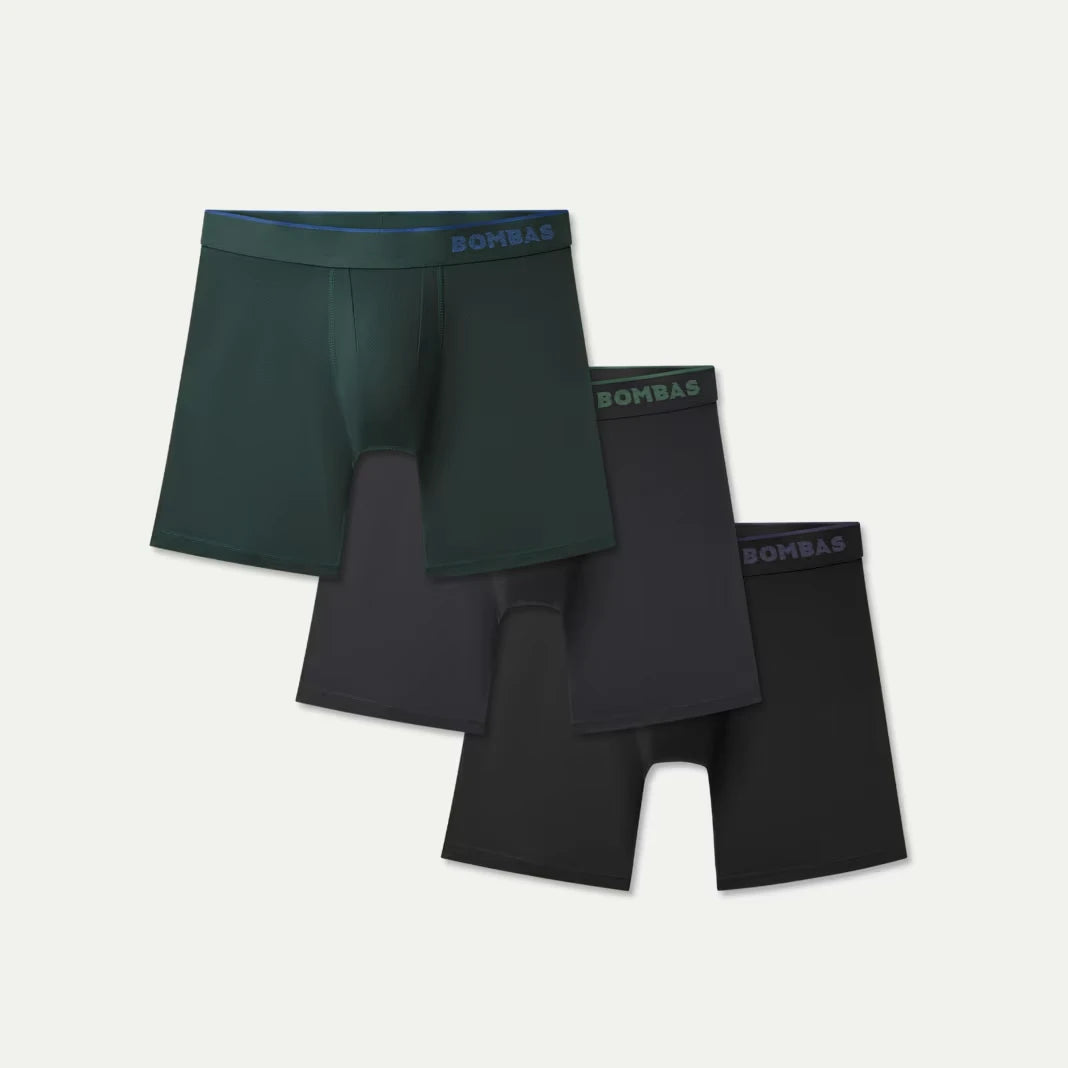 Men's Sport Flyless Boxer Brief 8" 3-Pack - US 4409