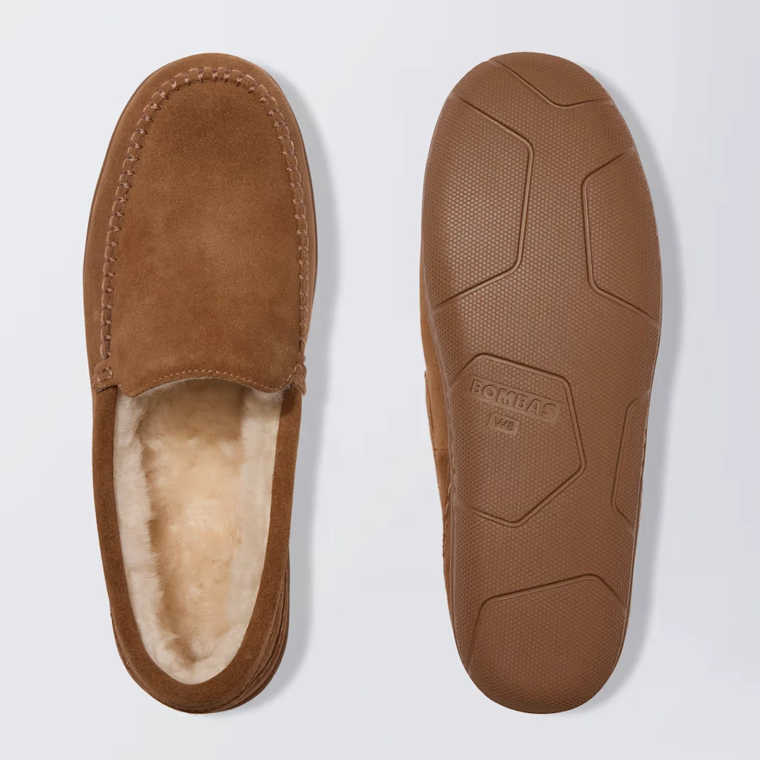 Men's Suede Moccasin Slipper - US 5286
