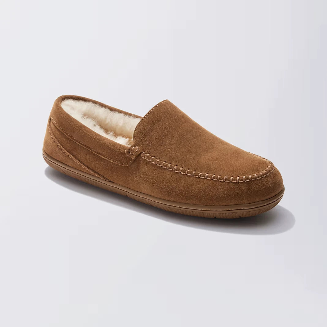 Men's Suede Moccasin Slipper - US 5286