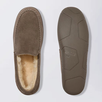 Men's Suede Moccasin Slipper - US 5166
