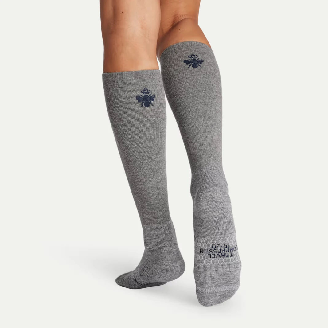 Women's Travel Compression Knee High Sock 6-Pack (15-20mmHg) - US 5801