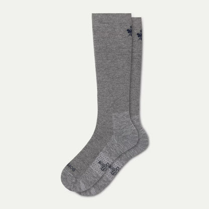 Men's Travel Compression Knee High Socks (15-20mmHg) - US 6667