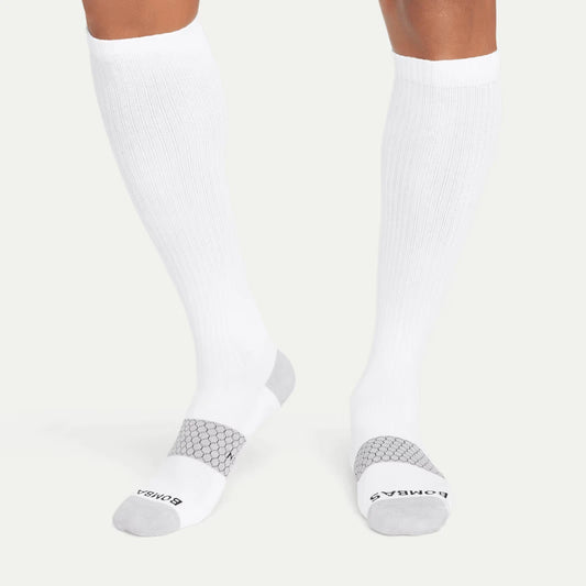 Men's Travel Compression Sock and Gripper Slipper 2-Pack - US 8444