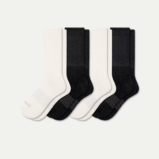 Men's Wide Calf Sock 4-Pack - US 2528