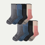 Men's Ultra Strong Merino Blend Calf Sock 8-Pack - US 0602