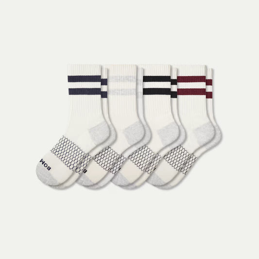 Men's Vintage Stripes Half Calf Sock 4-Pack - US 4977