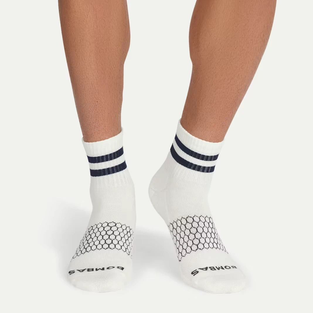 Men's Vintage Stripes Quarter Sock 4-Pack - US 1170