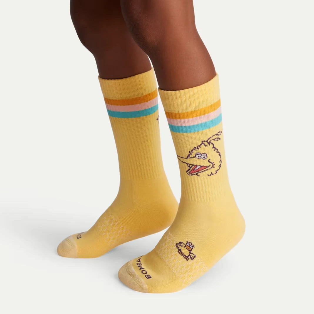 Sesame Street | Bombas Youth Calf Sock 4-Pack Gift Box - US 7149