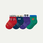 Toddler Eye Spy Gripper Calf Sock 4-Pack - US 1181