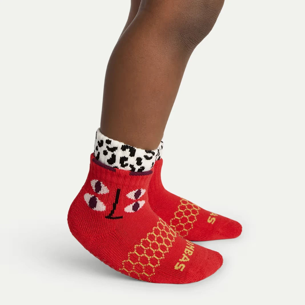 Toddler Eye Spy Gripper Calf Sock 4-Pack - US 1181