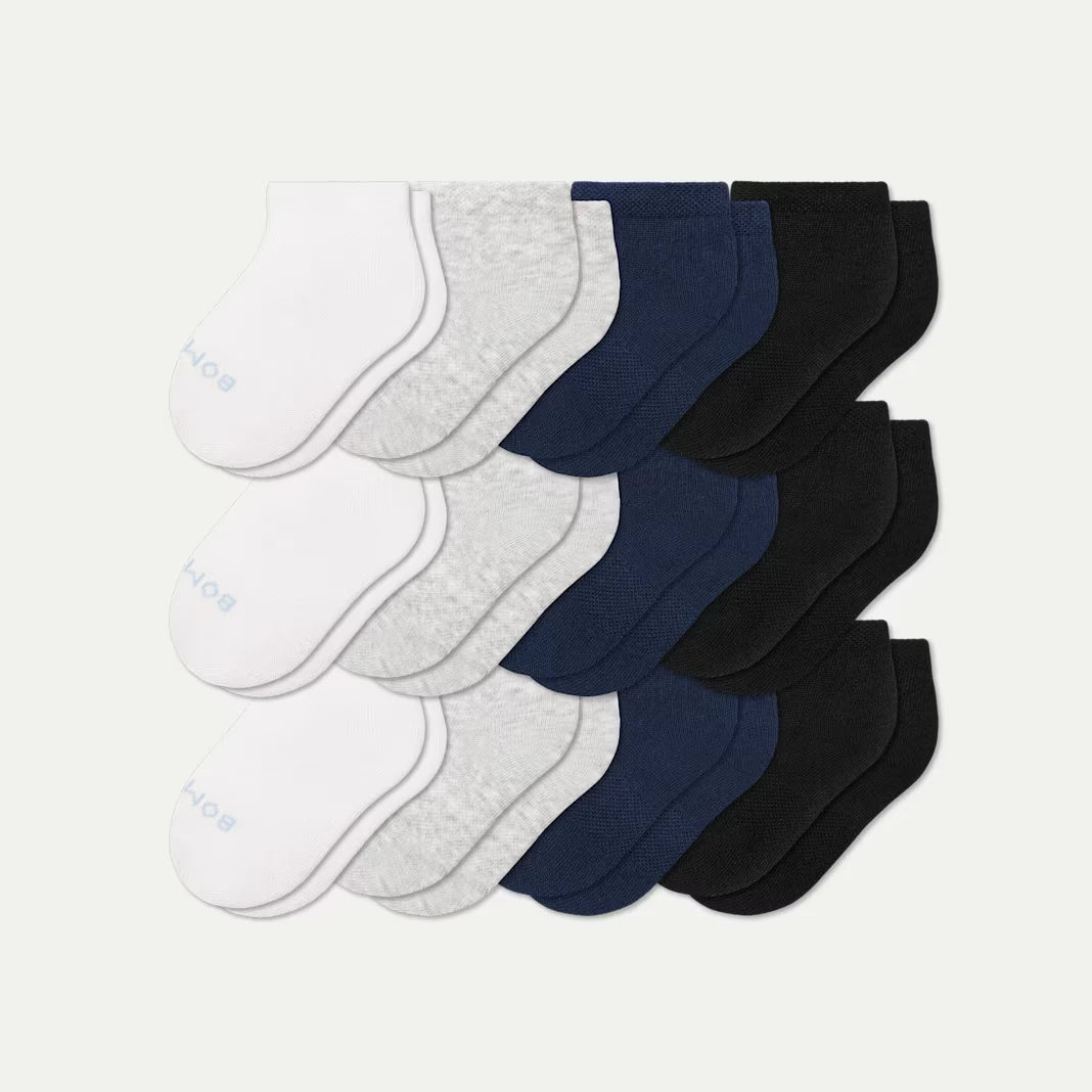 Toddler Lightweight Ankle Sock 12-Pack - US 4928