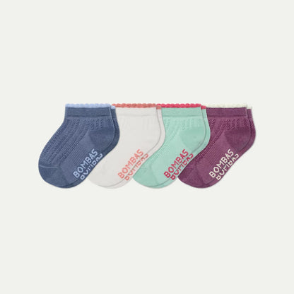 Toddler Lightweight Ankle Sock 4-Pack - US 2198
