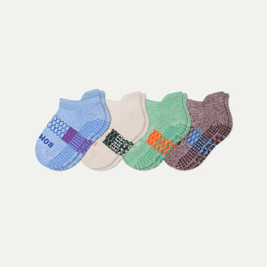 Toddler Marl Gripper Ankle Sock 4-Pack - US 6148