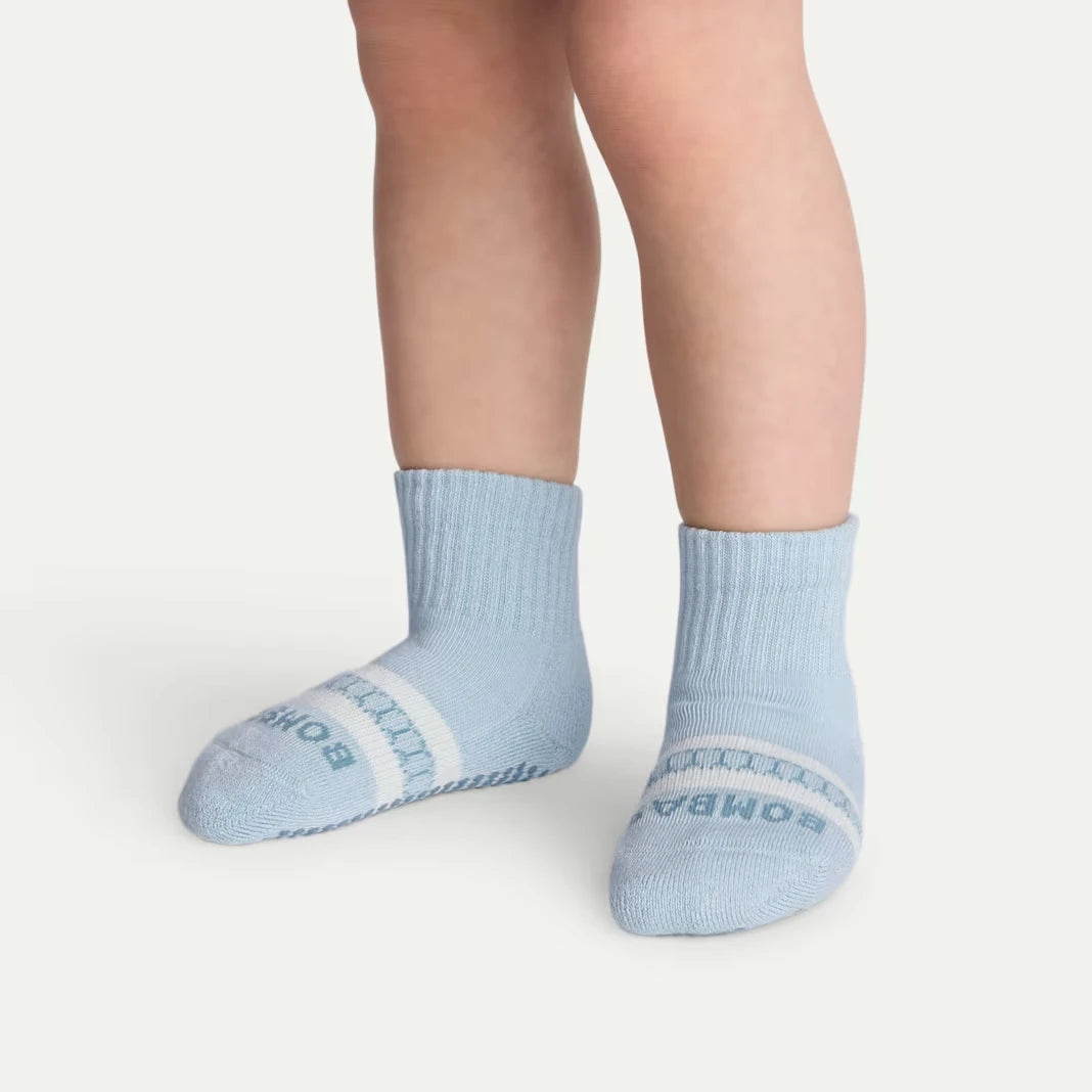 Toddler Solids Gripper Calf Sock 4-Pack - US 0738