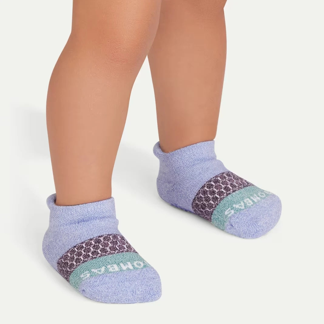Toddler Tri-Block Gripper Ankle Sock 6-Pack - US 8512