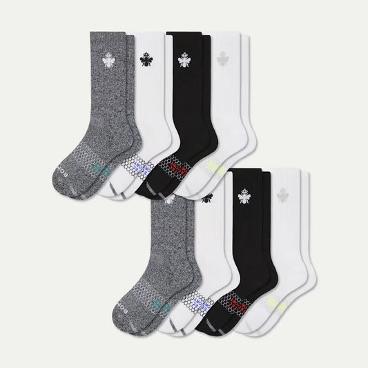 Women's All Sport Calf Sock 8-Pack - US 4666