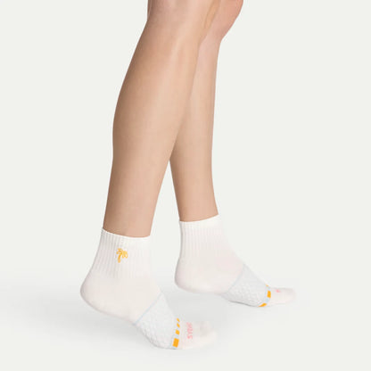 Women's Beach Day Embroidered Quarter Socks - US 4731