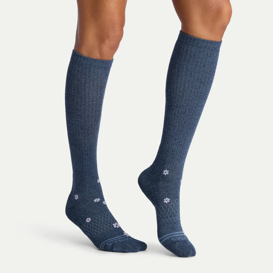 Women's Everyday Compression Knee High Socks (15-20mmHg) - US 5072