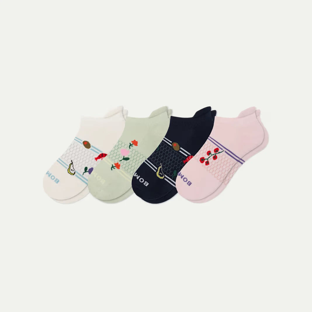 Women's Dinner Party Ankle Sock 4-Pack - US 9519