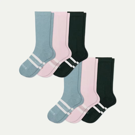 Women’s Everyday Compression Calf Sock 6-Pack (15-20mmHg) - US 9144