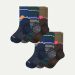 Women's Hiking Calf Sock 6-Pack - US 5282