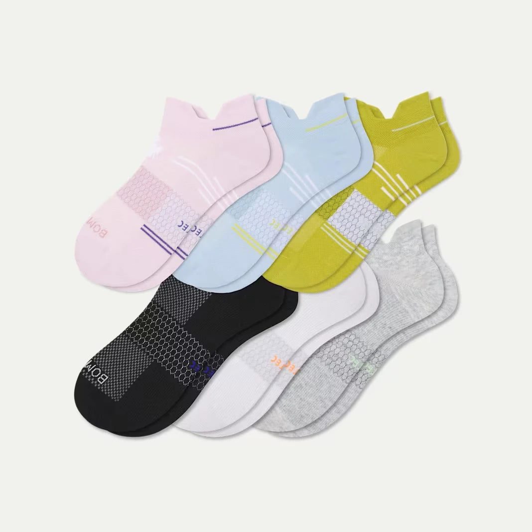 Women's UltraLite Sport Ankle Sock 6-Pack - US 2282