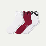 Women's Lightweight Bow Quarter Sock 3-Pack - US 3043