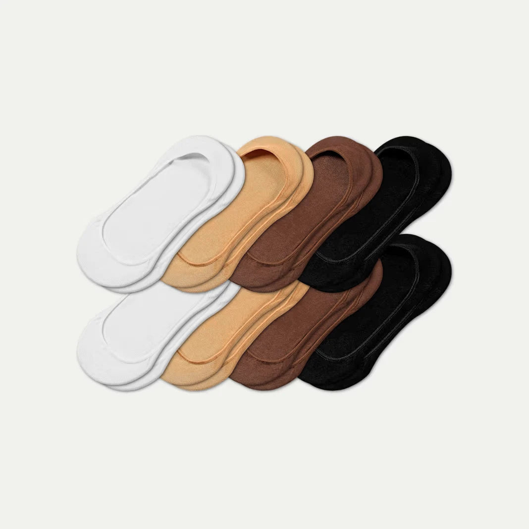 Women's Low-Cut No Show Sock 8-Pack - US 1960