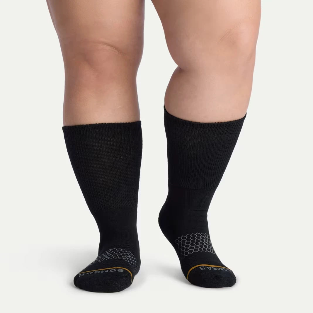 Women's Merino Wool Blend Wide Calf Socks - US 5917