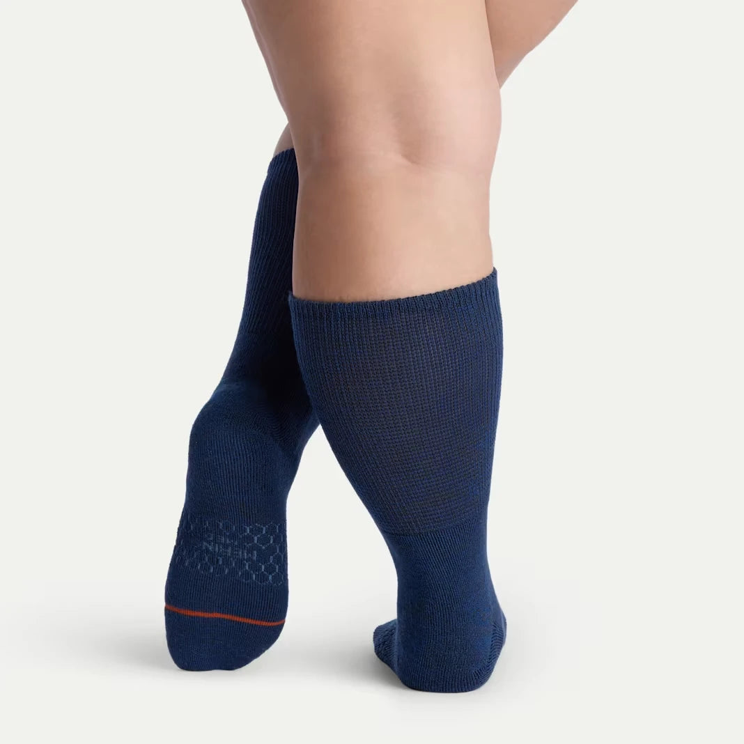Women's Merino Wool Blend Wide Calf Sock 8-Pack - US 4885