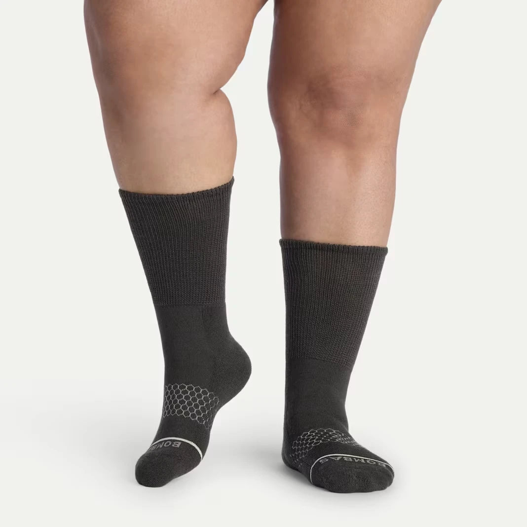 Women's Merino Wool Blend Wide Calf Sock 4-Pack - US 0332