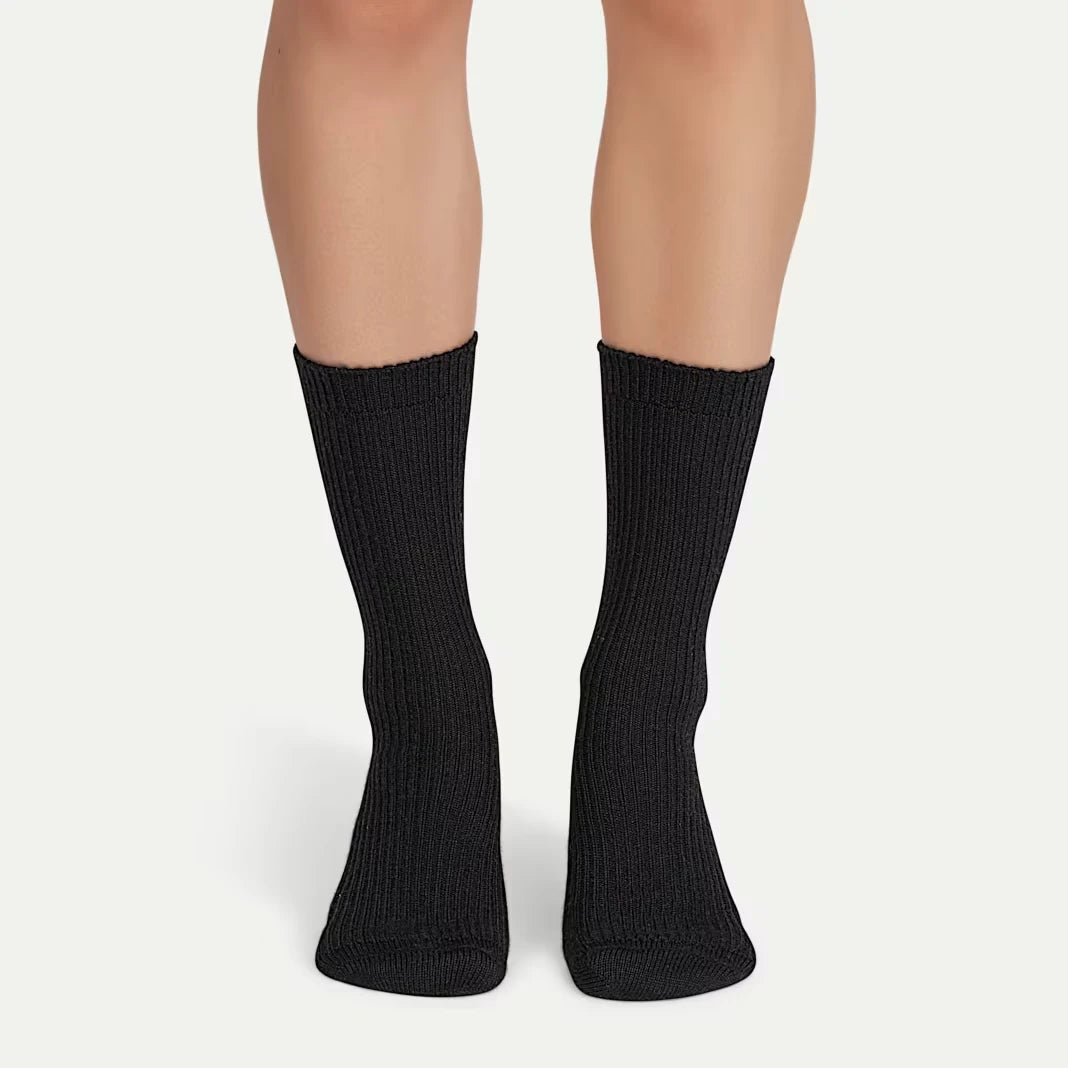 Women's Merino Cashmere Blend Fine Rib Calf Sock 3-Pack - US 5183