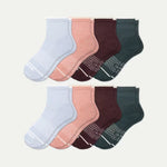 Women's Merino Wool Blend Quarter Sock 8-Pack - US 0144