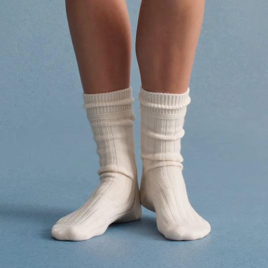 Women's Merino Cashmere Blend Rib Calf Sock 3-Pack - US 1431