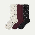 Women's Merino Wool Blend Calf Sock 3-Pack - US 3559