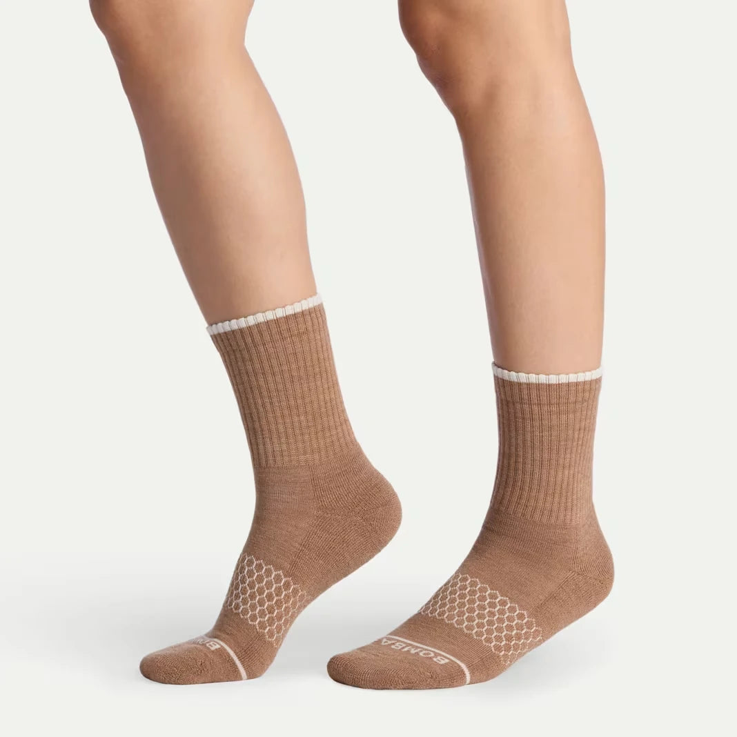 Women's Merino Wool Blend Half Calf Sock 4-Pack - US 3589